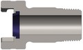 Dixon P4M4 THOR NIPPLE, 1/2" M-NPTF, STEEL     Body Material: STEEL Body Size: 1/2"